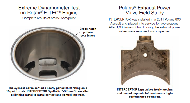Rotax E-TEC cylinder cross hatch pattern 99% intact