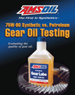 Amsoil Synthetic Gear Oil vs Petroleum Gear Oil