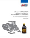 Ski-Doo™ E-TEC Rotax engine Amsoil Interceptor Field Study